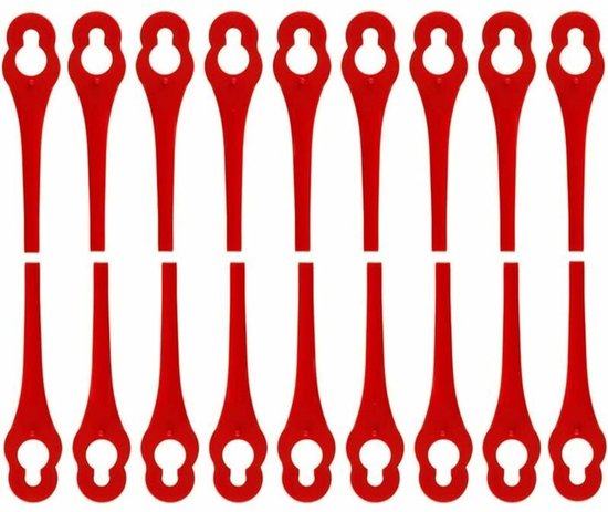 Geschikt voor Verpakking van 100 vervangende messen voor Florabest-trimmer LIDL FRTA 20 A1, FAT 18B2, FAT 18B3 van Florabest