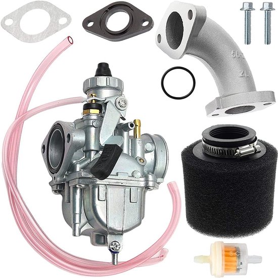 Geschikt voor VM22 Carburateur Kit 26mm voor Mikuni Inlaatpijp Pit Dirt Bike 110cc 125cc 140cc Lifan YX van Merkloos	