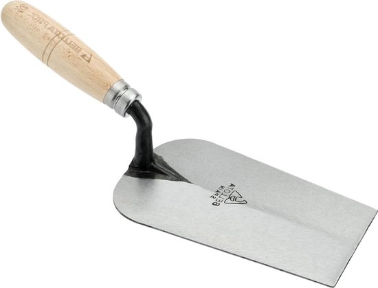 Gesmede Andalusche handvat van beukenhout 180 x 110 mm standaard - handmade woodworking gereedschap van Kirschen