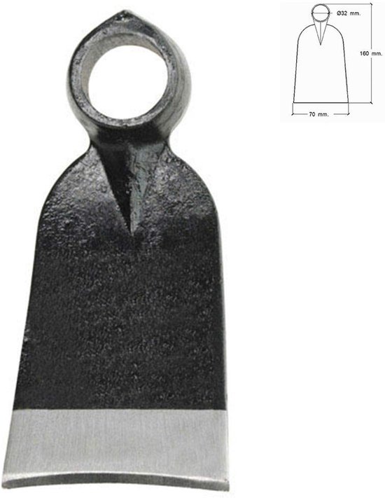 Gesmede Hak - Tuingereedschap - Tuinonderhoud - Zonder Handvat - 343/310 gram