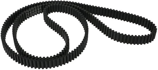 Getande Distributieriem - Tandriem Grasmaaier - Maaier Onderhoud - Specifieke Pasvorm - 1800x25mm - Zwart
