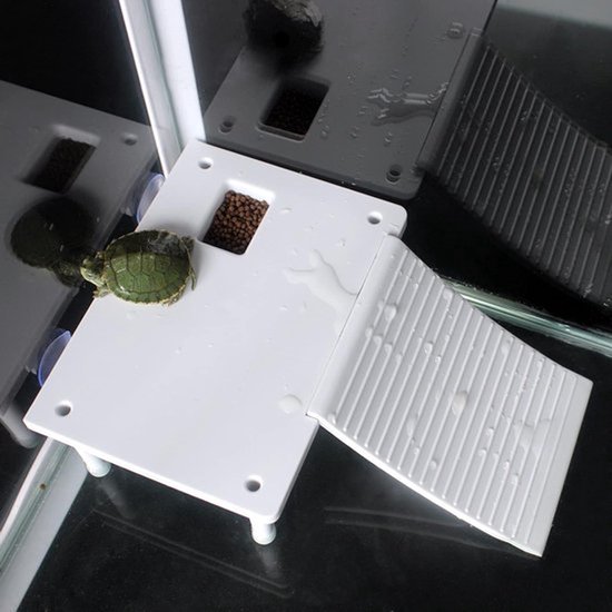 Geurloze schildpadhelling, schildpaddesteiger, niet giftig voor waterschildpadden in het aquarium