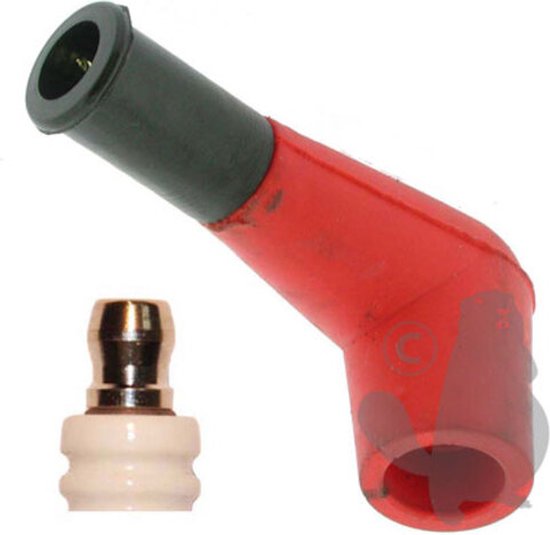 Gevormde rubberen bougiekap- Type champion voor draad Ø: 5mm. van Bardahl