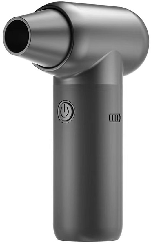 Gewelddadige turboventilator, huishoudelijke handheld, kleine draagbare draadloze oplader, föhn, stofafzuiger van Merkloos	