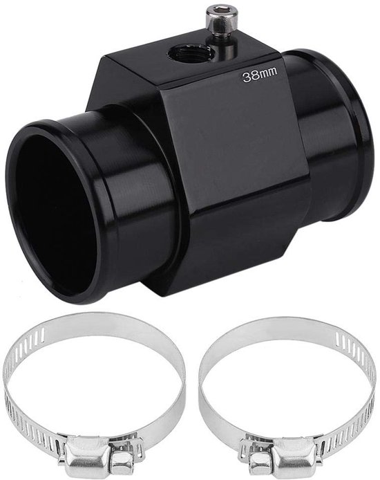 Gezamenlijke Pijp - 7 Maten - Universele Aluminium Auto Water Temperatuur Slang Sensor Gauge Adapter - 38mm Standaard - Auto Accessoires van Merkloos	