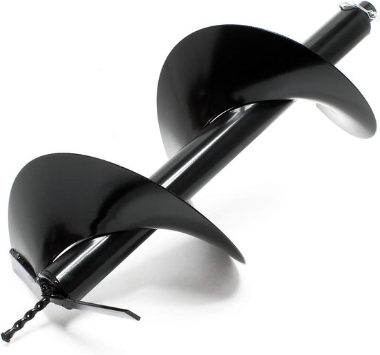 Gietijzeren Grondboor 300mm Diameter met Vaste Doorboorpunt van Merkloos	