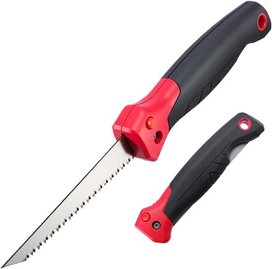 Gipsplaatzag Opvouwbaar - Wandplaat Zaag - Houtbewerking Tuin - Drietandig Snijgereedschap - 15 Cm - Enkel Kenmerk