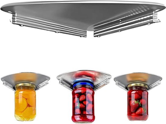 Glasopener - Flesopener - Voor zwakke handen - Eenvoudig te gebruiken - Eenhandige glasopener