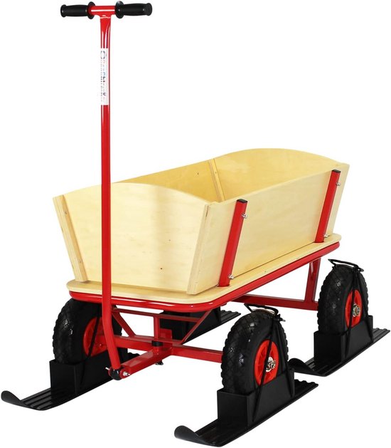 Glijders voor Bolderkar Wielen - Universele Vervanging voor Houten en Stalen Karren van Merkloos	