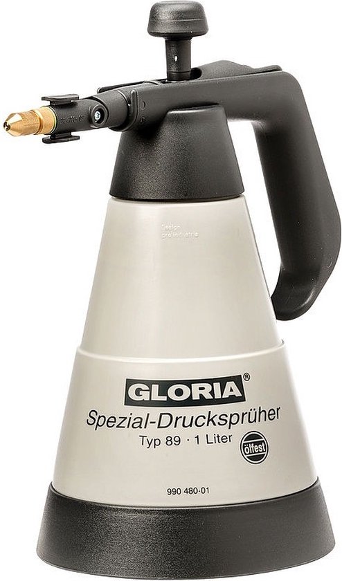 Gloria 89 Drukspuit - Kunststof - Oliebestendig - 1L van Merkloos	