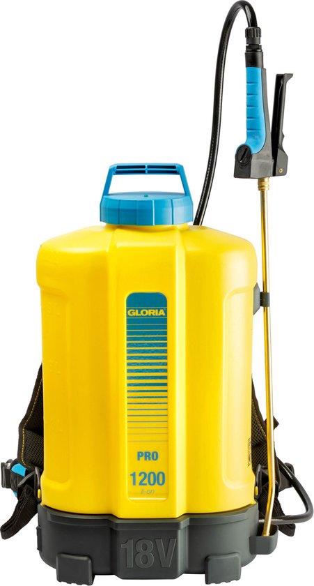 GLORIA Accu rugspuit PRO 1200 li-on BOSCH (excl. accu en oplader), Snoerloze rugsproeier van Merkloos	