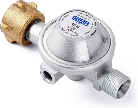 Gloria drukregelaar 4 bar voor de onkruidbrander Bio Thermoflamm Bio Professional van Gloria