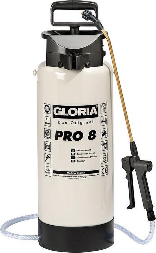 Gloria Haus und Garten 001206.0000 Pro 8 Drukspuit 8 l Met draaggordel van Merkloos	