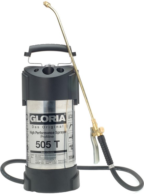 Gloria Hogedrukspuit 505T-Pro 5L RVS Ob van Merkloos	