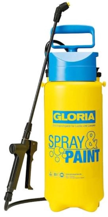 Gloria spray & paint viton drukspuit (5000 ml) - Hulpmiddel - Met gratis cheatsheet van Gloria