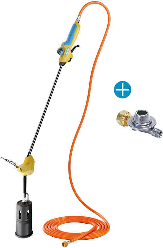 Gloria Thermoflamm Onkruidbrander - inc drukregelaar en slang van Merkloos	