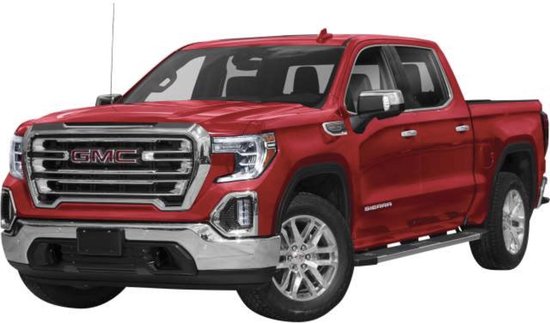GMC Sierra 1500SLT Crew Cab 2019 (Rood) 1/27 Motor Max - Modelauto - Schaalmodel - Model auto van GMC