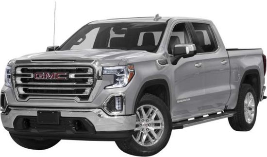 GMC Sierra 1500SLT Crew Cab 2019 (Zilver) 1/27 Motor Max - Modelauto - Schaalmodel - Model auto van GMC