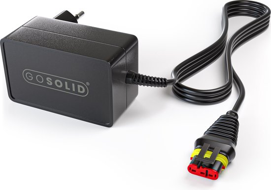 GO SOLID! ® Oplader geschikt voor Gardena R38Li R40Li R45Li R50Li R70Li R80Li, Sileno City, Sileno Life robotmaaier van GO SOLID!®