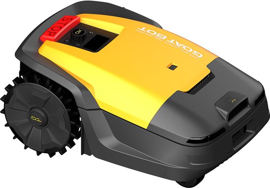 Goat Bot Unicut H1 robotmaaier, 1500m² groot dekkingsgebied, RTK+VSLAM voor nauwkeurige kartering, 24cm maaibreedte, 0,45m/s hoge snelheid, 45° hellingklimvermogen, AI-aangedreven obstakelvermijding, IPX6 waterdicht - Geel van EcoFlow