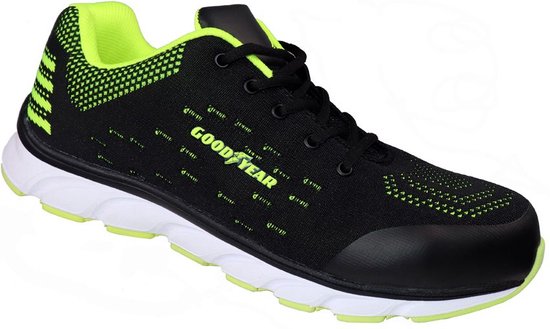 Goodyear Sicherheitsschuhe GYSHU1571 S1P Safety Shoes Black/Green-44 van Merkloos	
