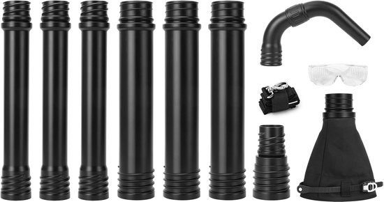 Goot Reiniger Set - Bladblazer Accessoire - Dakgoot Onderhoud - Verstelbare Hoek - 281 cm Lengte