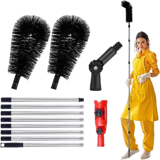 Goot Reiniger - Telescoop Tool - Dak Onderhoud - Veilig Zonder Ladder - 32 Meter - Zwart