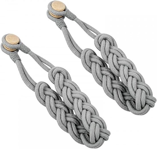 Gordijn Tiebacks - 2 STKS Geweven Magnetisch Gordijn Decoratief Touw voor Raambehandeling en Slaapkamer Decor