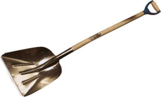 Graanschop Aluminium - D-Greep - Met Houten Steel van TalenTools