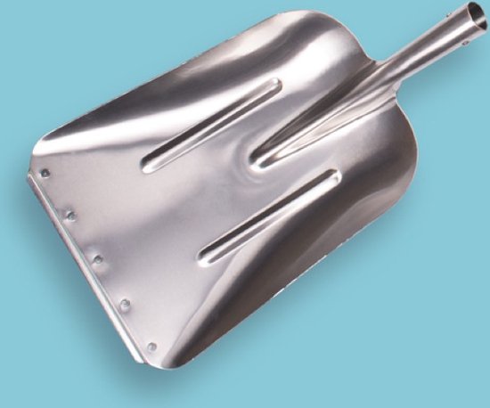 Graanschop Aluminium Zweeds model met strip Bladmaat 33 x 43cm. van Talen Tools