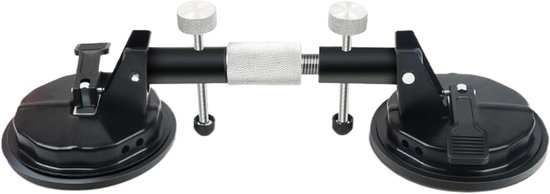 Granieten naadset - Tegelgereedschap - Nauwkeurig voegen - Dubbele zuignap - 40 cm - Zilver