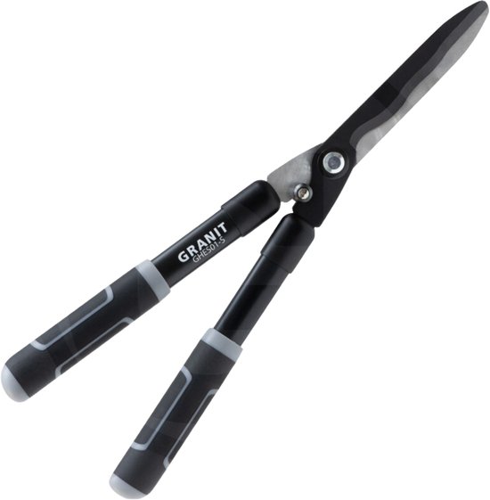 GRANIT BLACK EDITION GHES01-S Heggenschaar - handmatig - zwart - 53 cm van GRANIT