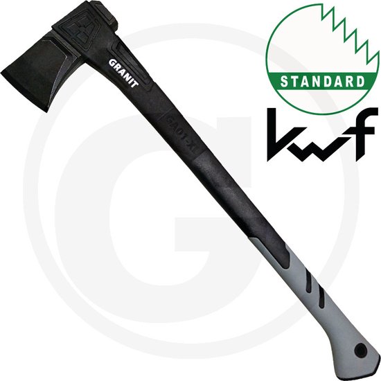 GRANIT BLACK EDITION - Kloofbijl - 71cm - kop 1.7kg - koolstofstaal van GRANIT