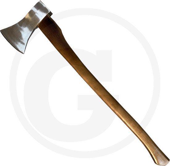 GRANIT BLACK EDITION - Kloofbijl - 80cm - kop 1.6kg - notenhout van GRANIT