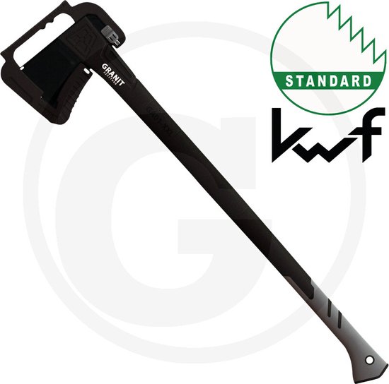 GRANIT BLACK EDITION - Kloofbijl - 92cm - kop 1.7kg - koolstofstaal van GRANIT