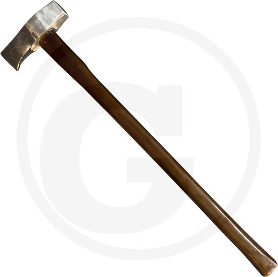 GRANIT BLACK EDITION - Kloofbijl - notenhout - kop 3kg - 90cm van GRANIT