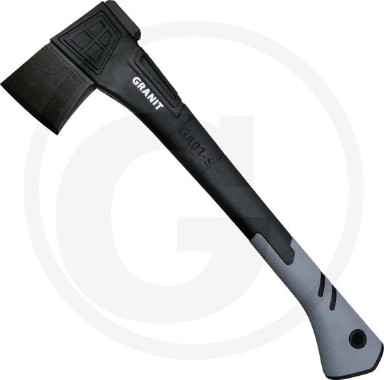 GRANIT BLACK EDITION - Universele bijl - 710gr kop - 1.31 kg - 46cm van Merkloos	