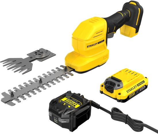 Gras- en struikschaar STANLEY Fatmax / V20 / 18V / 2.0Ah met verwisselbare bladen van Merkloos	