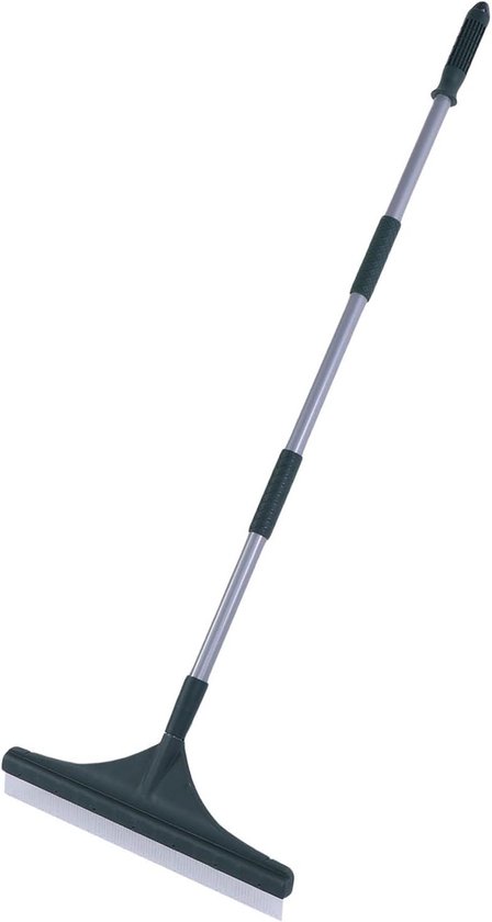 Gras Hark - Kunstgras Hark - Buiten Schoonmaken - Verstelbare Lengte - 123 cm - Zwart