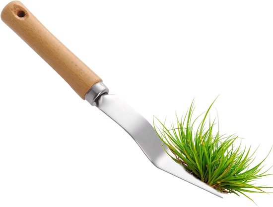 Gras Uittrekker - Onkruidsteker Tuin - Onkruid Verwijderen - Roestvrij Staal - 13 x 2.4 x 3.3 cm - Enkel kenmerk