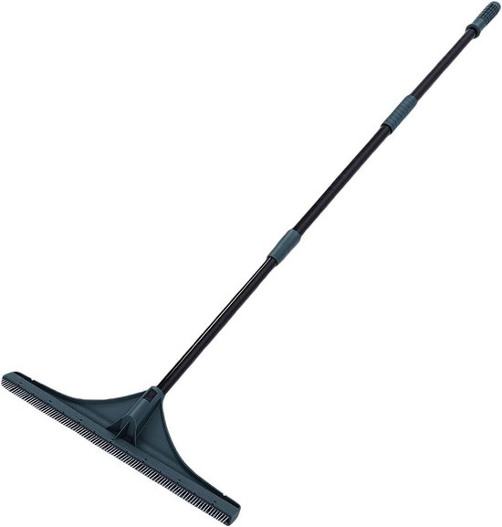 Grasborstel Gazonhark - Tuingereedschap Hark - Onkruid Verwijderen - Verstelbare Steel - 7 cm - Groen