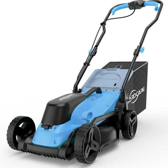 Grasmaaier - Accu maaier - Gazononderhoud - Borstelloze motor - 34 cm snijbreedte - Grijs