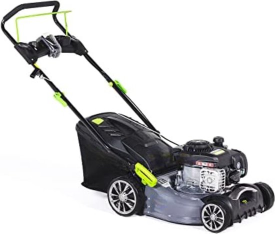 Grasmaaier benzine zelfrijdend - Grasmaaier benzine zelftrekkend - ‎96 x 38 x 101 cm - 23,88 kg - Veelkleurig van Tectake