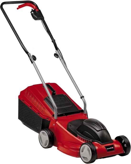 Grasmaaier Elektrisch 30L - Compacte Maaier met Inklapbare Handgreep, Grote Wielen en 3 Maaihoogtes
