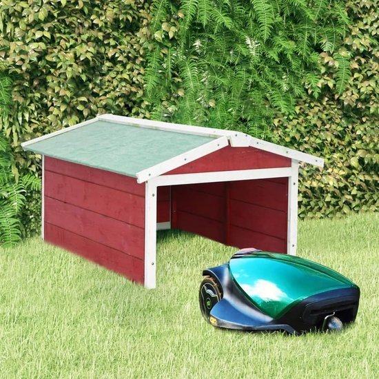 Grasmaaier Garage - Opbergbox Tuin - Bescherming Gazonmaaier - Weerbestendig Ontwerp - 72 x 87 x 50 cm