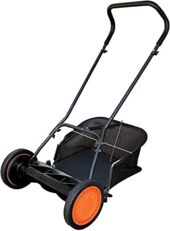Grasmaaier handmatig - Handmaaier grasmachine - Handmaaier - Kooimesmaaier - 79,22 x 61,01 x 106,5 cm - Zwart van HEMA