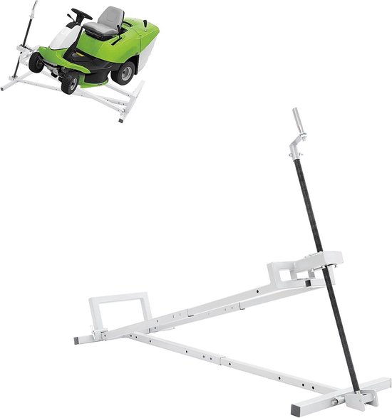 Grasmaaier Lift - Zitmaaier Krik - Onderhoud Uitvoeren - Hoge Hefhoogte - 399 kg Draagkracht - Grijs