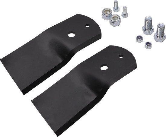 Grasmaaier messen - Reserveonderdelen gazon - Gazononderhoud - Set van 2 stuks - 155 cm - Metaal