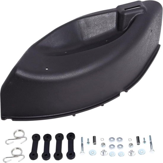 Grasmaaier Mulch Cover - Gazon Accessoire - Gazon Mulchen - Roestvrij Staal - Diverse Modellen - Zilver