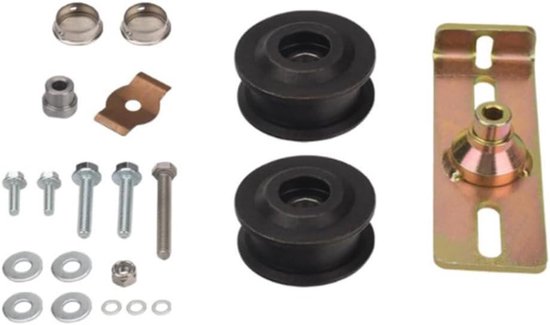 Grasmaaier Onderdelen - Katrol Set - Gazon Onderhoud - Robuuste Constructie - 15 x 11 x 6 cm - Zilver